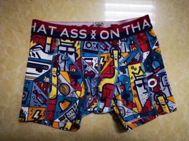 גברים כותנה דפוס מתאגרפים