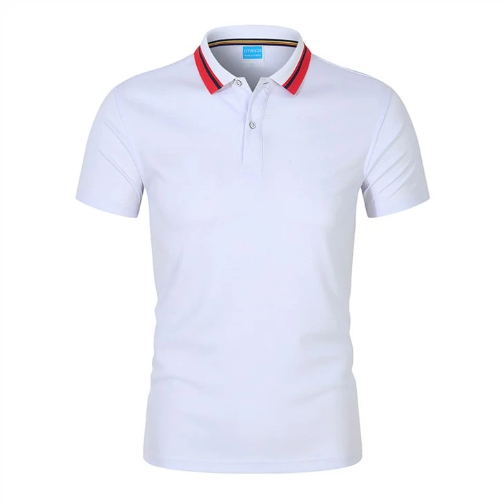 180g New Type Quick Dry Preshrunk Sport Women Polo Shirt white customized logo